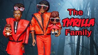 Sniffycat Barbie Families  The THRILLA FAMILY in Spooky Forest  Toys and Dolls Fun for Kids [upl. by Eanom]