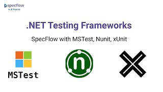 NET Testing Frameworks [upl. by Nerreg]