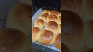 Freshly baked rollsbread shortvideo homemade pan [upl. by Alhahs]