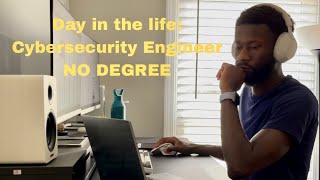 day in the life  Jr Cybersecurity Engineer NO DEGREE  Dropping Out my journey etc Part 1 [upl. by Nosreip]