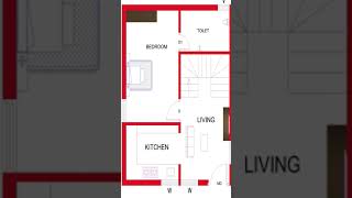 193 x 233 house planEast facing 1 bhk193 x 233 home plan 193 x 233 house plan House design [upl. by Alor]