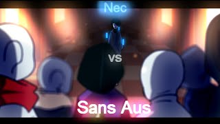 Sans Aus vs Nec Animation Final Undertale Animation [upl. by Ayidan]