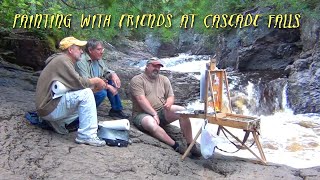 Cascade Falls  Painting with Friends [upl. by Mixie]