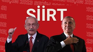 Yeşil Sol Parti iddialı CHP ümitli quotEniştequot Erdoğanın zorlu Siirt sınavı [upl. by Volnay]