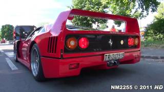 Ferrari F40 Loud Sound with Backfiring [upl. by Ziagos]