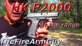 HK P2000 at the Range  TheFireArmGuy [upl. by Emarej]