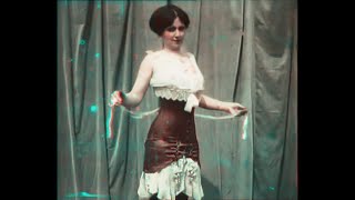 Newly Discovered Footage From quotKinemacolor Fashion Gazettequot quotParis Fashionsquot 1913 [upl. by Jared699]