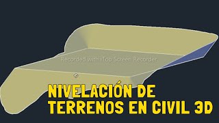 Explanaciones y Terrazeo en AutoCAD Civil 3D [upl. by Latt539]