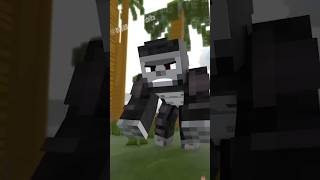 Baby Zombie and monkey zombiemonkey minecraft [upl. by Aniled]