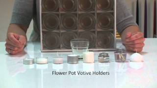 Flower Pot Votive Holders [upl. by Paco]