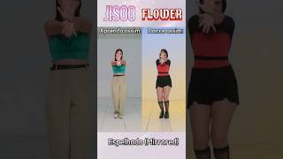 Jisoo Flower Dance Tutorial mirrored  marcando X dancando  Mila Fernandes jisoo flower dance [upl. by Haslett]