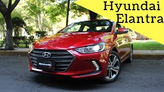 Hyundai Elantra 2018  Equipamiento seguridad y un atractivo diseño  MotorenMx [upl. by Ahsial390]