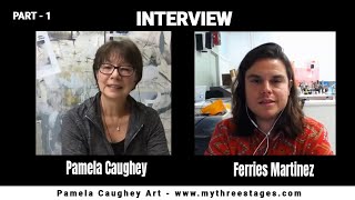 053  Pamela Caughey  INTERVIEW FERRIS MARTINEZPainterAssistant to NICHOLAS WILTON  Part 1 [upl. by Baptista]