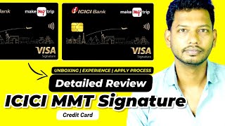 ICICI MMT Signature Credit Card Review Unboxing Apply Benefits  Free Lounge amp Spa  Is Worth It [upl. by Yacano503]