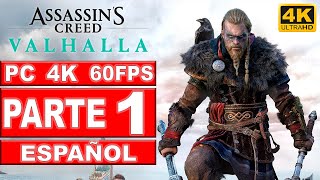 Assassins Creed Valhalla  Gameplay en Español  Parte 1  No Comentado PC 4K [upl. by Donal]