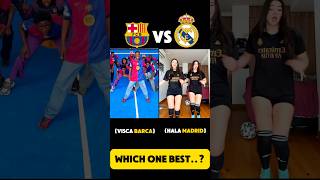 Barcelona VS Real Madrid  Song Battle 🎶🥶 [upl. by Manno]