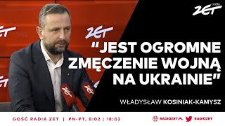 Władysław KosiniakKamysz Wysłanie polskich żołnierzy na Ukrainę nie wchodzi w grę  Gość Radia ZET [upl. by Cordelia]