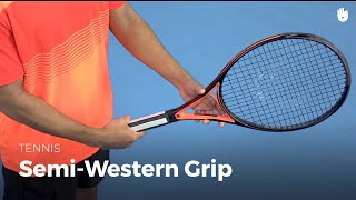 SemiWestern Forehand Grip  Tennis [upl. by Aerdnahs]