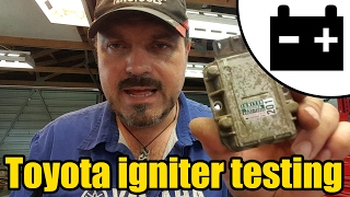 How to test a Toyota ignition igniter 1421 [upl. by Asiole]