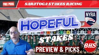 2024 Saratoga Hopeful Stakes  Preview amp Picks [upl. by Halli]