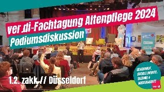 verdi FachtagungAltenpflege Podiumsdiskussion [upl. by Eelhsa]