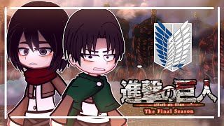 Past Aot React to Future  Final Season  Attack on Titan  GCRV [upl. by Tasiana269]