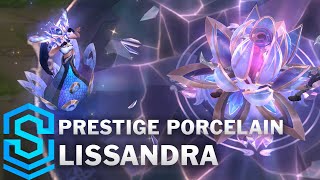 Prestige Porcelain Lissandra Skin Spotlight  PreRelease  PBE Preview  League of Legends [upl. by Einahpts847]