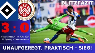 Scholles Blitzfazit  HSV 30 Wehen Wiesbaden  26 Spieltag  Saison 20232024  125 [upl. by Etteragram]