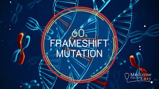 Genetics in 60 seconds Frameshift Mutation [upl. by Llerrut802]