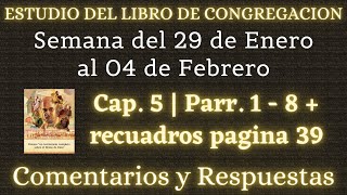 ESTUDIO DE LIBRO DE CONGREGACIÓN ✅ SEMANA DEL 29 DE ENERO AL 04 DE FEBRERO [upl. by Sirromaj201]