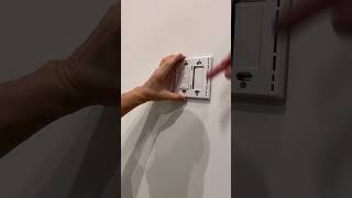 Adding a Lutron Pico remote to a wall with no junction box lutron diy lighting home renovated [upl. by Gipps628]