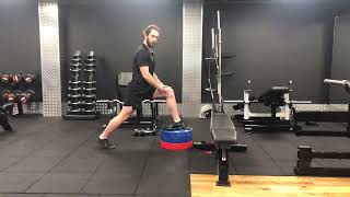 ATG split squat  regression to progression [upl. by Christian]