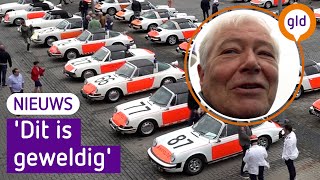 52 Oude Rijkspolitie Porsches in Heteren behalen nieuw record [upl. by Binnie]