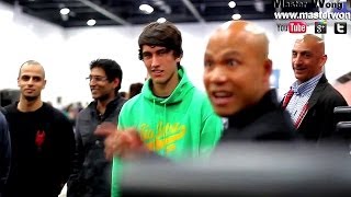 Fans ask Master wong questions at seni excel 2012 [upl. by Eissirc396]