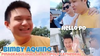 BIMBY AQUINO PINAGKAGULUHAN SA ANTIPOLO CATHEDRAL ANG DAMING GUSTONG MAGPLITRATO SA KANYA [upl. by Virgie274]