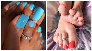 Different color of toe nail colors collection2023 [upl. by Amethist]