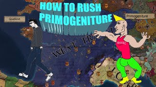 Crusader Kings 2  How to get Primogeniture quickly [upl. by Aikat]