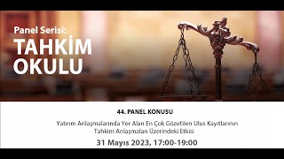 44 Panel  Yatırım Anlaşmasında Yer Alan En Çok Gözetilen Ulus Kaydının Tahkim Anlaşmasına Etkisi [upl. by Shauna]