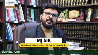 All India Bar Exam  AIBE॥ Which Bare Act is allowed  MJ Sir Explains [upl. by Ellennahc227]