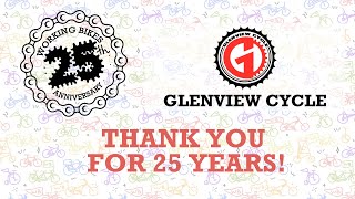 GLENVIEW CYCLE  WORKING BIKES 25 YEARS [upl. by Rukna]