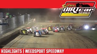 Super DIRTcar Series Big Block Modifieds Weedsport Speedway July 28 2018  HIGHLIGHTS [upl. by Weisler]