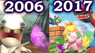 Evolution of Rabbids Games 20062017 [upl. by Pettifer]