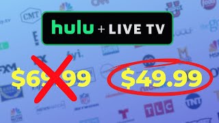 DEAL ALERT Hulu Drops the Price of Live TV Plan [upl. by Drehcir]