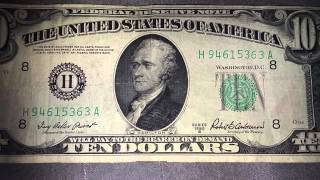 Rare ten dollar bill found [upl. by Eiggep]