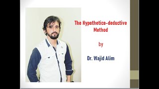 The HypotheticoDeductive Method [upl. by Hershell]