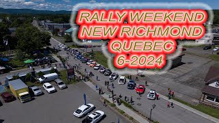 2024 RALLY WEEKEND NEW RICHMOND QUEBECdronevideography [upl. by Langill]