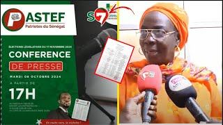 Conférence de Presse Pastef La réaction Mére Aida Mbaye 2éme position de la liste des suppléants [upl. by Lrak719]