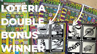 SUPER LOTERIA DOUBLE BONUS WINNER🍀🍀🍀 MIX TEXAS LOTTERY TICKETS 🎟️ GOOD SESSION 💸💸💸 [upl. by Catto]