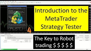 Use the MetaTrader 4 Strategy Tester to be a successful Robot Trader optimizer amp tester An Intro [upl. by Bohaty499]