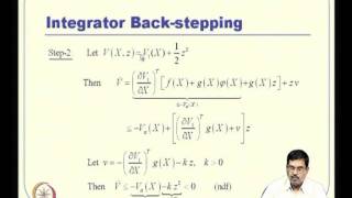 Mod15 Lec39 Integrator BackStepping Linear Quadratic lQ Observer [upl. by Ajile]